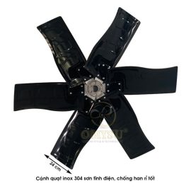 Bộ cánh Quạt thông gió vuông INOX sơn tĩnh điện