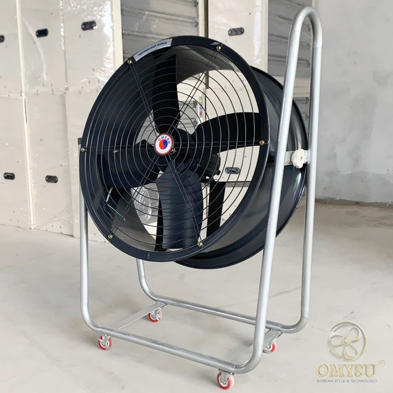 Quạt công nghiệp hướng trục bánh xe đẩy